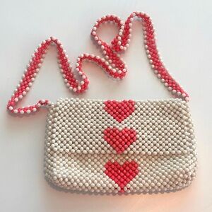 Isaac Mizrahi Beaded Heart Purse